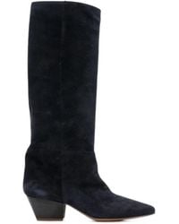 forte_forte - Suede Knee-High Boots - Lyst