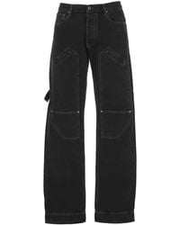 Off-White c/o Virgil Abloh - Panelled Carpenter Jeans - Lyst