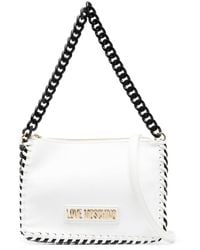 Love Moschino - Chain-link Trim Shoulder Bag - Lyst