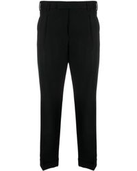 PT Torino - Tailored virgin wool trousers - Lyst
