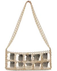 Silvia Gnecchi - Chain-Plated Shoulder Bag - Lyst