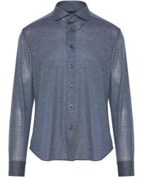 Corneliani - Button-Down Overhemd Met Lange Mouwen - Lyst