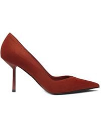 Le Silla - Vivienne Suede Pointed-Toe Pumps - Lyst