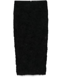 ROTATE BIRGER CHRISTENSEN - Midirock Aus Mesh Mit Blumenmuster - Lyst