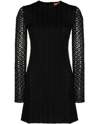 Missoni - Zigzag-Woven Mini Dress - Lyst