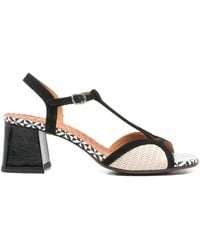 Chie Mihara - Lupika T-Strap Patterned Sandals - Lyst