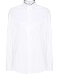 Brunello Cucinelli - Cotton Shirt - Lyst