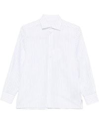 MM6 by Maison Margiela - Vertical-Stripe Shirt - Lyst