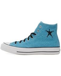 Converse - X Stussy Chuck 70 Star-Detail High-Top Sneakers - Lyst