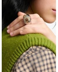 Marni - Rhinestone Daisy Ring - Lyst