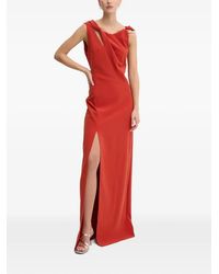 Stine Goya - Cut-Out Ring-Detail Maxi Dress - Lyst
