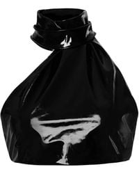 Lika - Top Asimmetrico A Collo Alto - Lyst