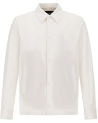 Herno - Shirtjack Met Knopen - Lyst