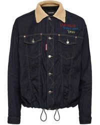DSquared² - Cotton-Blend Denim Jacket - Lyst