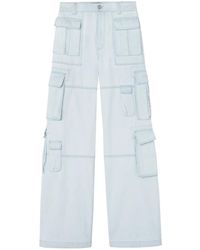 Versace - Wide-Leg Cargo Jeans - Lyst