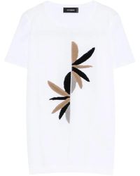 Cividini - Elodia Embroidered T-Shirt - Lyst