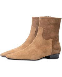 Poche Paris - Panelled Boots - Lyst