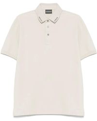 Emporio Armani - Poloshirt aus Piqué - Lyst