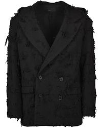 FILTH - Boro Jacquard Double-Breasted Jacket - Lyst