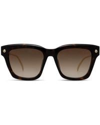 McQueen - Square-Frame Sunglasses - Lyst