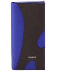 Ferragamo - Two-tone Leather Wallet - Lyst