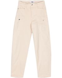 PAIGE - Halbhohe Alexis Cropped-Jeans - Lyst