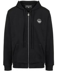 Iceberg - Logo-Print Zip-Up Hoodie - Lyst