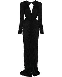 Rick Owens - Cut-Out Draped Dress - Lyst