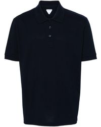 Bottega Veneta - Piqué-weave Cotton Polo Shirt - Lyst