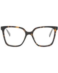 Saint Laurent - Rectangle-Frame Glasses - Lyst