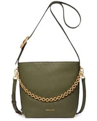 MICHAEL Michael Kors - Nolita Sm Bucket Messenger Bag With Chain - Lyst