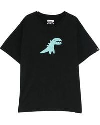 SPORT b. by agnès b. - Embroidered Dino T-Shirt - Lyst