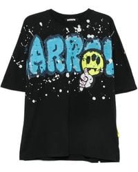 Barrow - Graphic-Print Paint-Splatter T-Shirt - Lyst