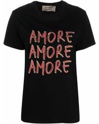 ALESSANDRO ENRIQUEZ - Camiseta Amore con logo bordado - Lyst