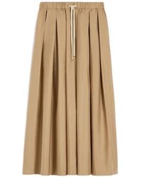 Max Mara - Smmpineta Plooirok Met Trekkoord - Lyst