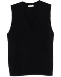 The Row - Marte Ribbed-Knit Vest - Lyst