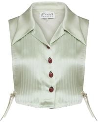 Maison Margiela - Débardeur À Col Polo - Lyst