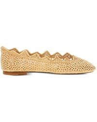 Odissi - Harper Scalloped Ballet Flats - Lyst