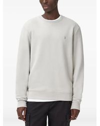 AllSaints - Raven Logo Crew-Neck Sweatshirt - Lyst