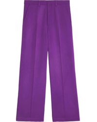 Ami Paris - Hose Mit Weitem Bein - Lyst
