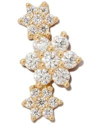 Maria Tash - Flower Garland ダイヤモンド シングルピアス 18Kイエローゴールド - Lyst