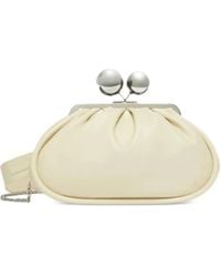 Weekend by Maxmara - Mittelgroße Pasticcino Tasche Aus Glänzendem Nappaleder - Lyst