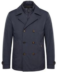 Moorer - Albieri Double-Breasted Satin Jacket - Lyst