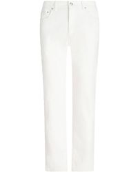 Etro - Patterned-jacquard Straight-leg Jeans - Lyst