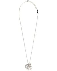 Ferragamo - Collier Gancini À Ornements En Cristal - Lyst