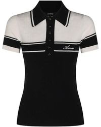 Amiri - Script Knit Slim Polo - Lyst