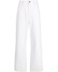Wardrobe NYC - Low-Rise Straight-Leg Jeans - Lyst