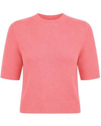 LeKasha - Chypre Short-Sleeve Sweater - Lyst