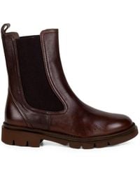 Status - Elasticated-Panel Leather Chelsea Boots - Lyst