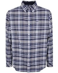 Barbour - Check-Pattern Button-Down Shirt - Lyst